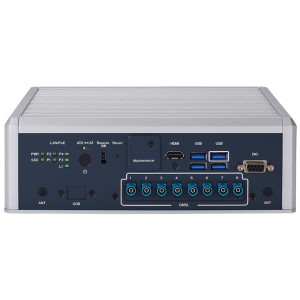 Axiomtek AIE900B-ONX Computer with NVIDIA Jetson Orin NX, 1 HDMI, 1 GbE LAN, 4 GbE PoE, 4 USB, 2 COM/CAN, 8-CH DIO